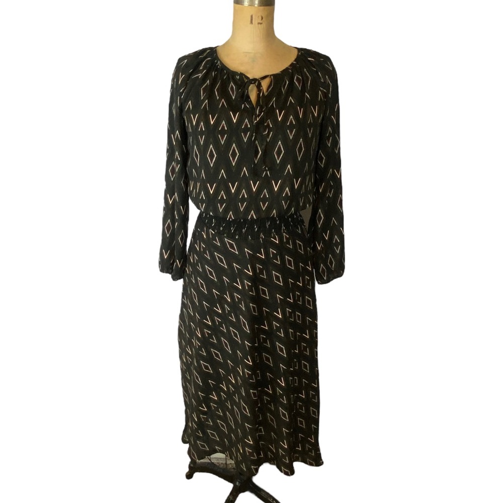 Veronica M. Boho/Ikat Full Length Maxi Dress Size XS